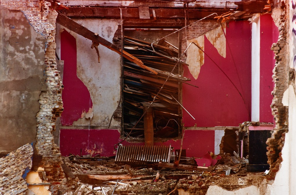 Demolition    the wall